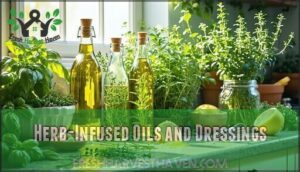herb-infused oils and dressings