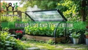 hinged lids and ventilation