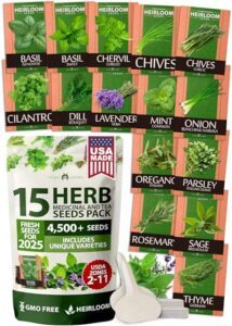 HOME GROWN 15 Herb Seeds B07JCFWJ98