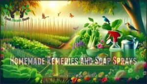homemade remedies and soap sprays