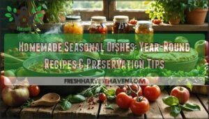 homemade seasonal dishes