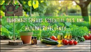 homemade sprays, essential oils, and natural repellents