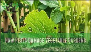 how pests damage vegetable gardens