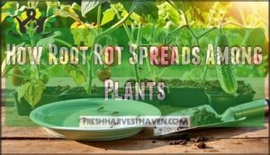 how root rot spreads among plants