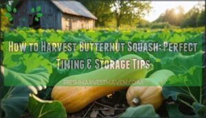 how to harvest butternut squash