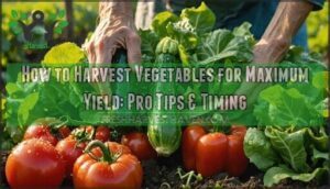 how to harvest vegetables for maximum yield