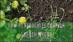 how to recognize common garden weeds