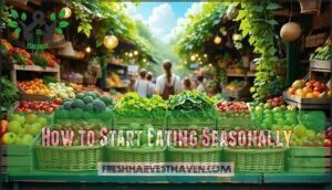 how to start eating seasonally