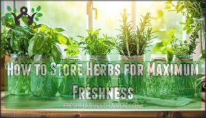 how to store herbs for maximum freshness