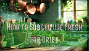 how to substitute fresh for dried