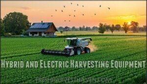 hybrid and electric harvesting equipment