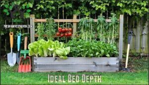 ideal bed depth