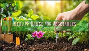 ideal ph range for vegetables