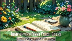 identifying first frost dates