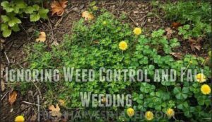 ignoring weed control and fall weeding