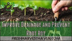 improve drainage and prevent root rot
