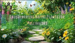incorporating native plants for pollinators