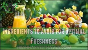 ingredients to avoid for optimal freshness