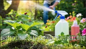 insecticidal soap and horticultural oils