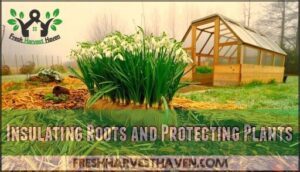 insulating roots and protecting plants