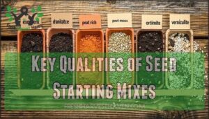 key qualities of seed starting mixes