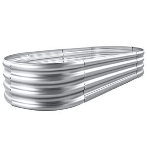 Land Guard Galvanized Raised Garden B09C8HR4Z9