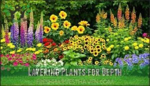 layering plants for depth