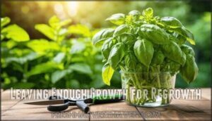 leaving enough growth for regrowth