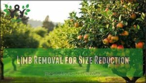 limb removal for size reduction