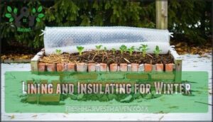 lining and insulating for winter