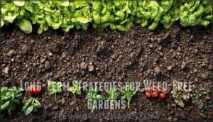 long-term strategies for weed-free gardens