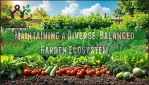 maintaining a diverse, balanced garden ecosystem