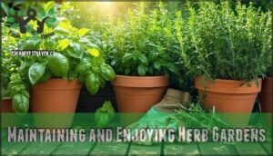 maintaining and enjoying herb gardens