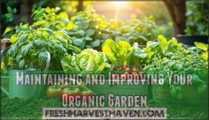 maintaining and improving your organic garden