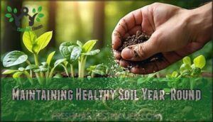 maintaining healthy soil year-round