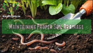 maintaining proper soil drainage