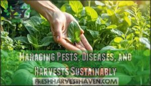 managing pests, diseases, and harvests sustainably