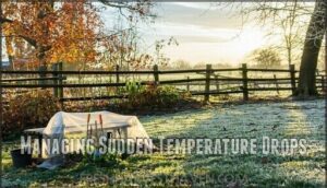 managing sudden temperature drops