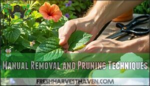 manual removal and pruning techniques