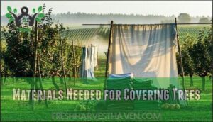 materials needed for covering trees