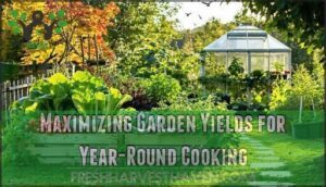 maximizing garden yields for year-round cooking