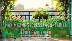maximizing success in container fruit gardening