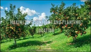 maximizing sunlight and planting location