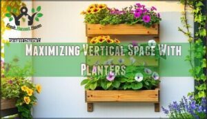 maximizing vertical space with planters