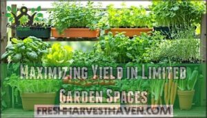 maximizing yield in limited garden spaces