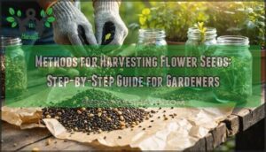 methods for harvesting flower seeds