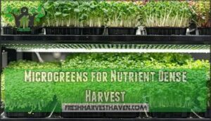 microgreens for nutrient dense harvest