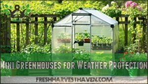 mini greenhouses for weather protection