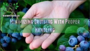 minimizing bruising with proper handling