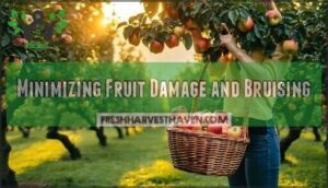 minimizing fruit damage and bruising